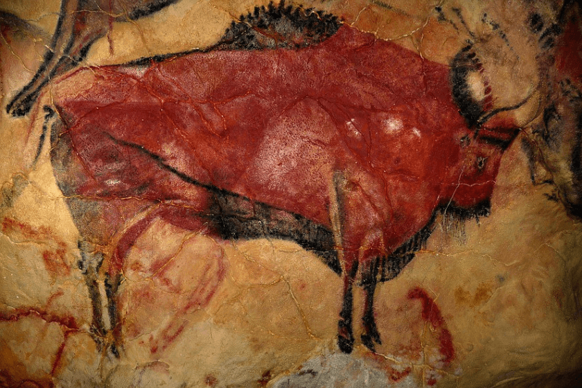 Bisonte pintura rupestre